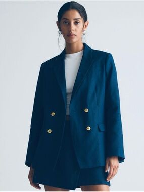J. CREW NAVY BLAZER